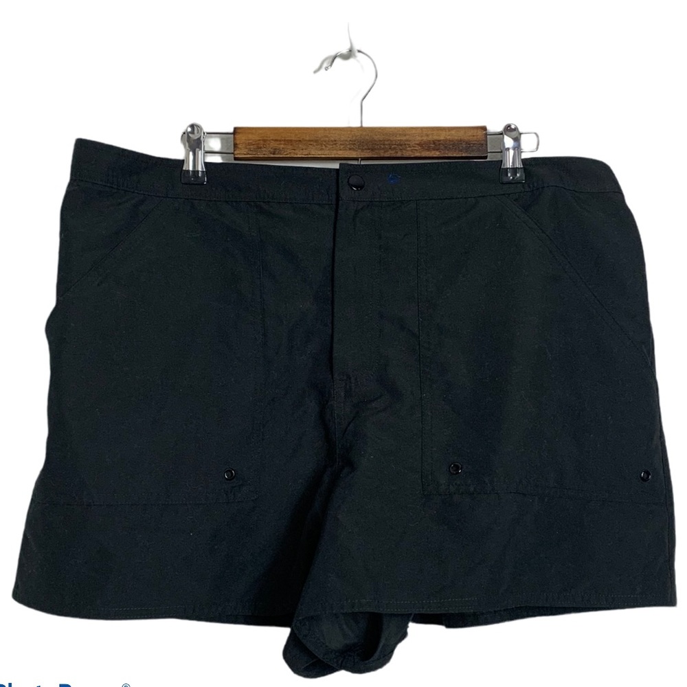 Azul by Maxine of Hollywood Black Swim Shorts 18W